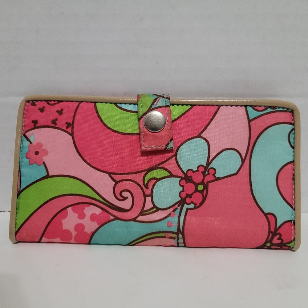 VTG Disney Store Magic Never Goes Out Of Style Hidden Mickey Wallet 4"x7.25"